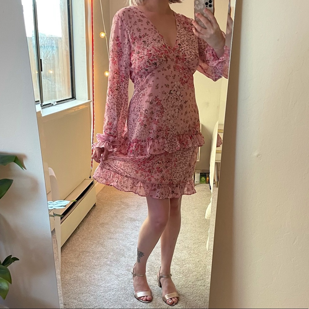 BNWT pretty floral pink dress from New Look